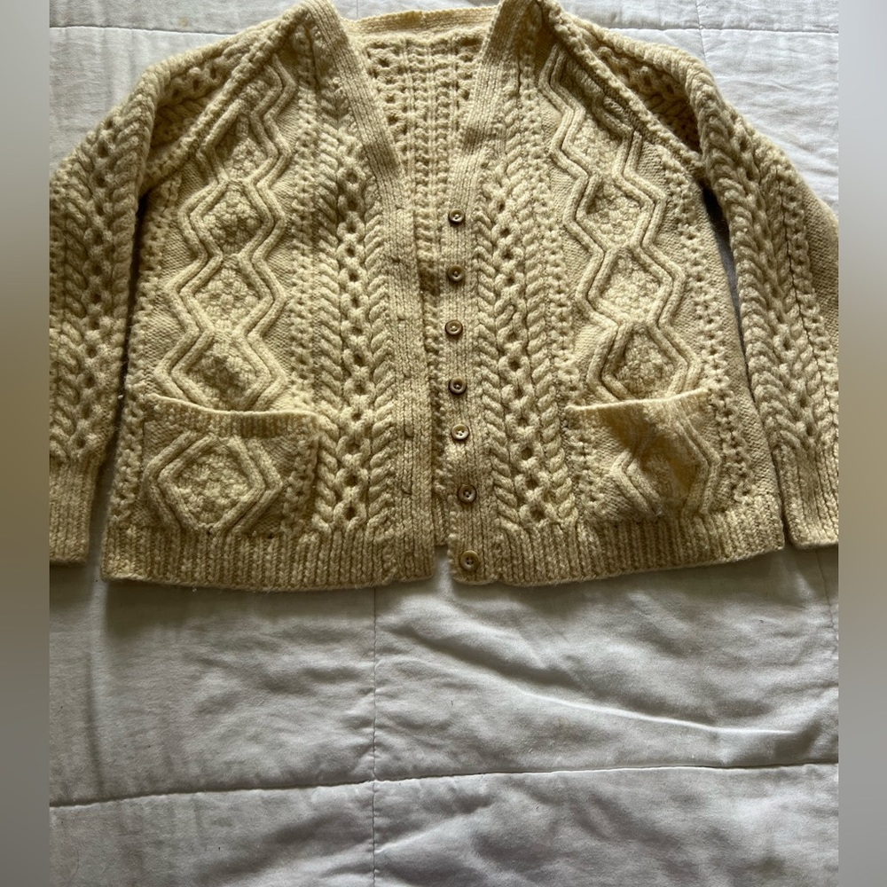 Vintage Homemade beautiful designed Sweater